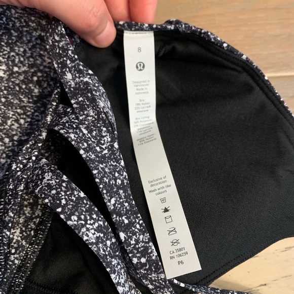 Lululemon Splatter Free to be moved bra size 8 - Picture 4 of 4